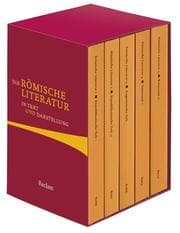 Cover von Die römische Literatur in Text und Darstellung