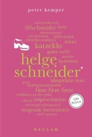 Cover von Helge Schneider. 100 Seiten