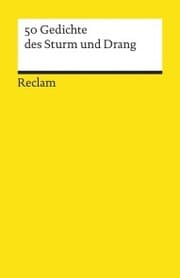 Cover von 50 Gedichte des Sturm und Drang