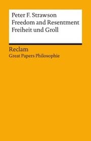 Cover von Freedom and Resentment / Freiheit und Groll. Englisch/Deutsch.
