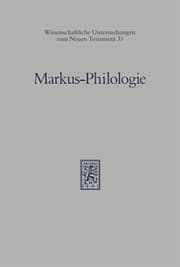 Cover von Markus-Philologie