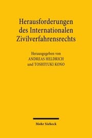 Cover von Herausforderungen des Internationalen Zivilverfahrensrechts