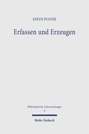 Cover von Erfassen und Erzeugen