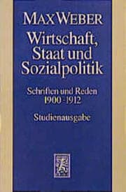 Cover von Max Weber-Studienausgabe