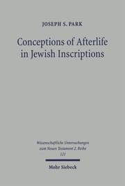 Cover von Conceptions of Afterlife in Jewish Inscriptions