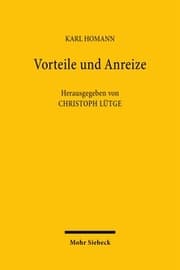 Cover von Vorteile und Anreize