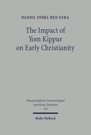 Cover von The Impact of Yom Kippur on Early Christianity