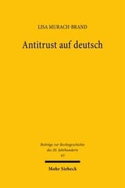 Cover von Antitrust auf deutsch