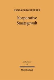 Cover von Korporative Staatsgewalt