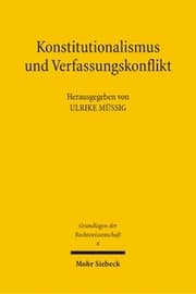 Cover von Konstitutionalismus und Verfassungskonflikt