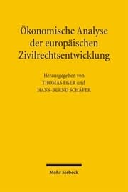 Cover von Ökonomische Analyse der europäischen Zivilrechtsentwicklung