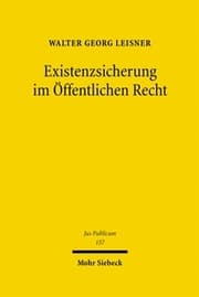 Cover von Existenzsicherung im Öffentlichen Recht