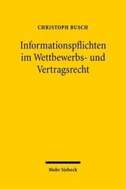 Cover von Informationspflichten im Wettbewerbs- und Vertragsrecht