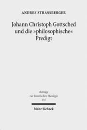 Cover von Johann Christoph Gottsched und die 'philosophische' Predigt