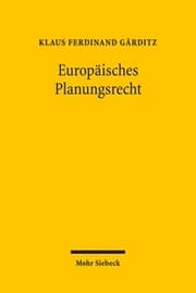 Cover von Europäisches Planungsrecht