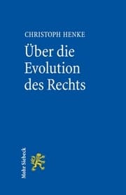 Cover von Über die Evolution des Rechts