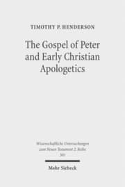 Cover von The Gospel of Peter and Early Christian Apologetics