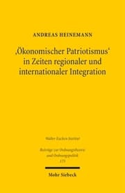 Cover von 'Ökonomischer Patriotismus' in Zeiten regionaler und internationaler Integration
