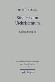 Cover von Studien zum Urchristentum