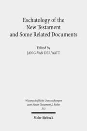 Cover von Eschatology of the New Testament and Some Related Documents