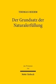 Cover von Der Grundsatz der Naturalerfüllung