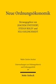 Cover von Neue Ordnungsökonomik