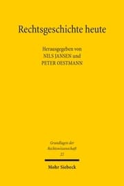 Cover von Rechtsgeschichte heute
