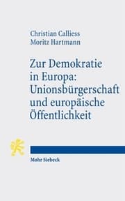 Cover von Zur Demokratie in Europa: Unionsbürgerschaft und europäische Öffentlichkeit