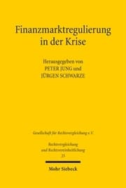 Cover von Finanzmarktregulierung in der Krise