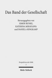 Cover von Das Band der Gesellschaft