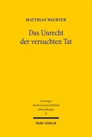 Cover von Das Unrecht der versuchten Tat