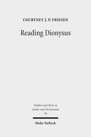 Cover von Reading Dionysus