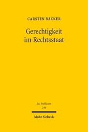 Cover von Gerechtigkeit im Rechtsstaat