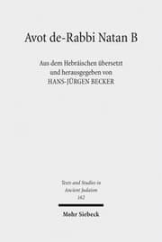 Cover von Avot de-Rabbi Natan B