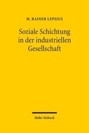 Cover von Soziale Schichtung in der industriellen Gesellschaft