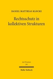 Cover von Rechtsschutz in kollektiven Strukturen