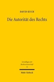 Cover von Die Autorität des Rechts