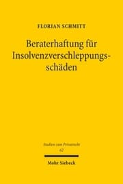 Cover von Beraterhaftung für Insolvenzverschleppungsschäden