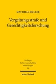 Cover von Vergeltungsstrafe und Gerechtigkeitsforschung