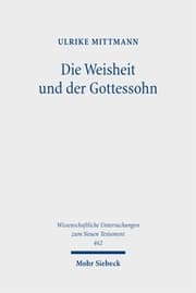 Cover von Die Weisheit und der Gottessohn