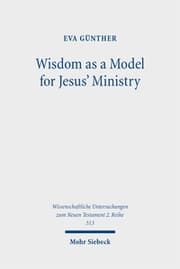 Cover von Wisdom as a Model for Jesus' Ministry