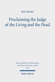 Cover von Proclaiming the Judge of the Living and the Dead