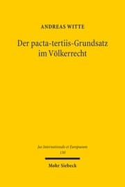 Cover von Der pacta-tertiis-Grundsatz im Völkerrecht