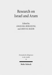Cover von Research on Israel and Aram