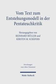 Cover von Vom Text zum Entstehungsmodell in der Pentateuchkritik