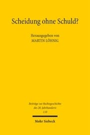 Cover von Scheidung ohne Schuld?