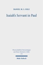 Cover von Isaiah's Servant in Paul