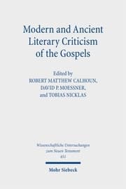 Cover von Modern and Ancient Literary Criticism of the Gospels