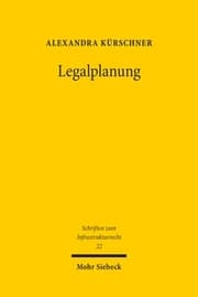 Cover von Legalplanung