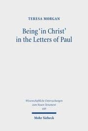 Cover von Being 'in Christ' in the Letters of Paul